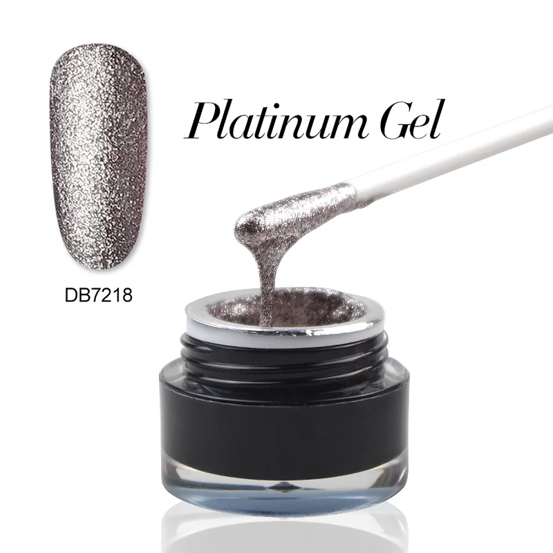 Платиновый гель для блестящих эффектов 11 цветов|Гель ногтей| |