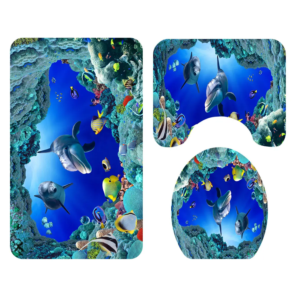 Sea underworld занавески для душа занавески для ванной комнаты моющийся экран для гостиной наборы занавесок для ванной с ковриком «Cortina de» bano DW057