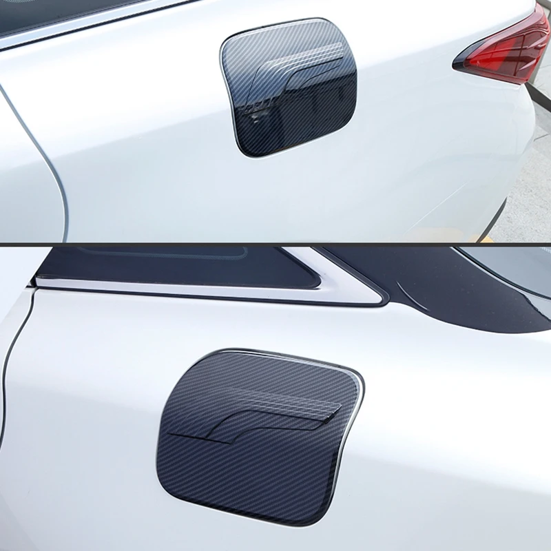 

for Toyota Avalon 2019 2020 Car Carbon Fiber Fuel Tank Cap Trim Oil and Gas Cover Decorative Accessories