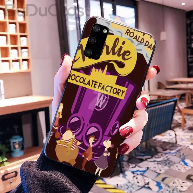 

Riccu Willy Wonka Bar Chocolate Phone Case For Samsung Galaxy S10 Plus S10E S6 S7 edge S8 S9 Plus S10lite S20 Plus S20