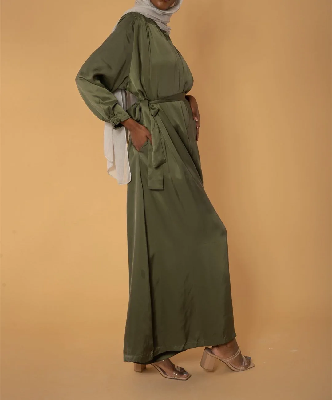 

Ramadan Eid Mubarak Abaya Dubai Turkey Muslim Dress Jumpsuit Women Islam Clothing Robe Longue Combinaison Femme Pantalon Dresses