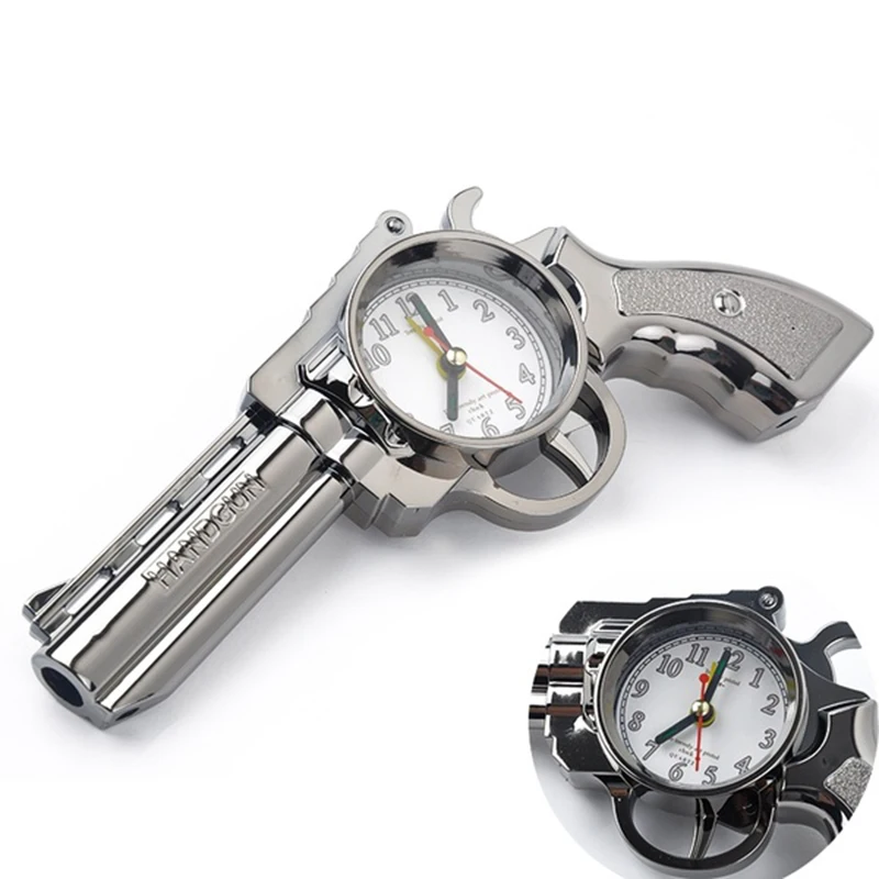 Новинка 2019 новинка будильник в форме пистолета настольное украшение для дома и