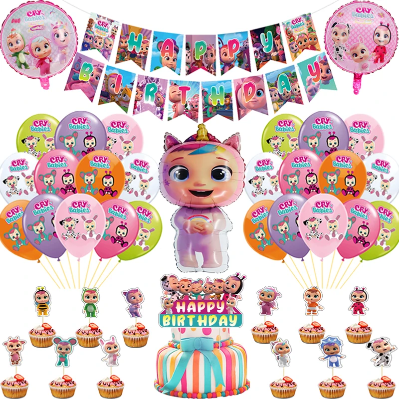 Латексные воздушные шары Cry Babies кукла с углами Детские для девочек на день
