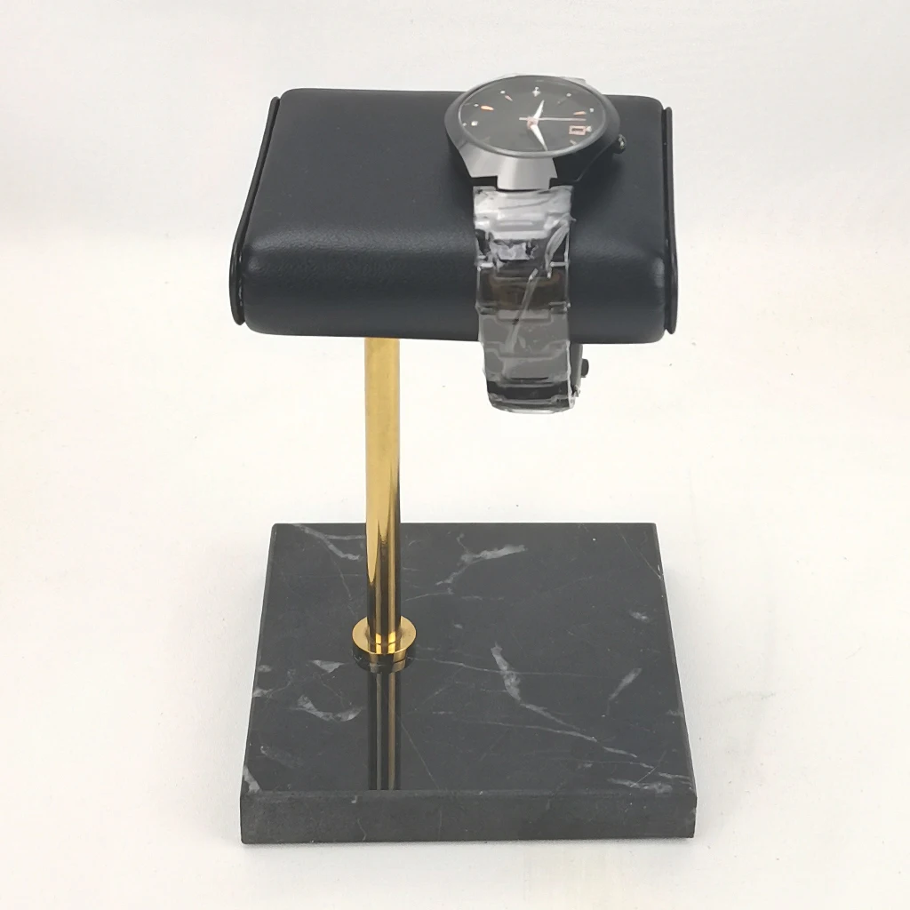 

2 Pack Marble & PU Watch Display Stand Bracelets Bangles Holder for Showcase