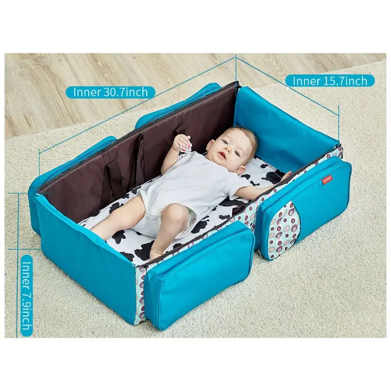 3 в 1 Большая вместительная сумка для подгузников сумка-тоут мамы папы