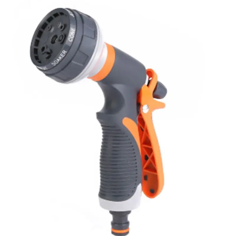 High Pressure Garden Hose Nozzle with 8 Adjustable Spray Watering Washing Car | Дом и сад