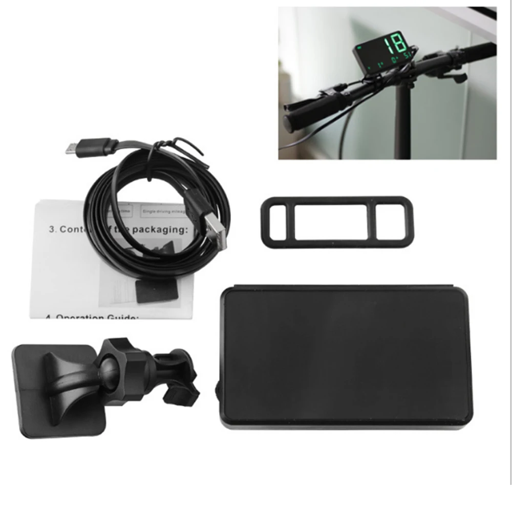 Большой экран GPS HUD измеритель скорости Цифровой Автомобильный дисплей над