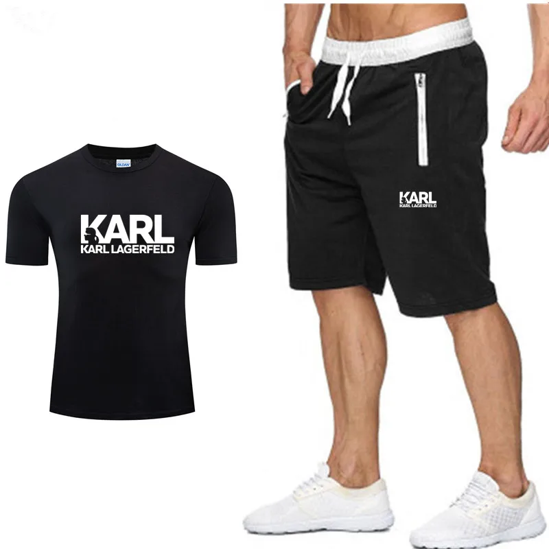 

New Track Suit Men's Suit Men's Sweatshirt Pants Summer Men's Short Fashion T-Shirt Shorts Casual Suit Sportswear Men's Clothing