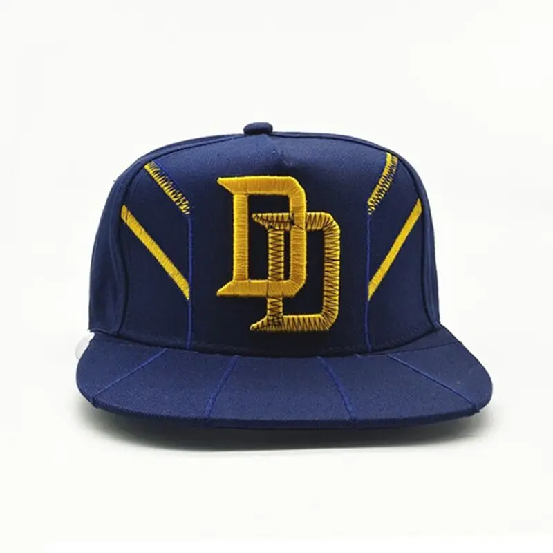 

100% Cotton Adult Embroidery Hip-hop Caps Men Flat Brim Snapback Hats Headwear outdoor casual Tennis baseball cap