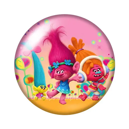 Новая коробка троллей милые 1 лот (10 шт) 12 мм/16 мм/18 мм/25 мм круглые фото стекло