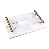 nordic style resin imitation marble tray storage tray storage board cake dessert plate sushi plate jewelry display