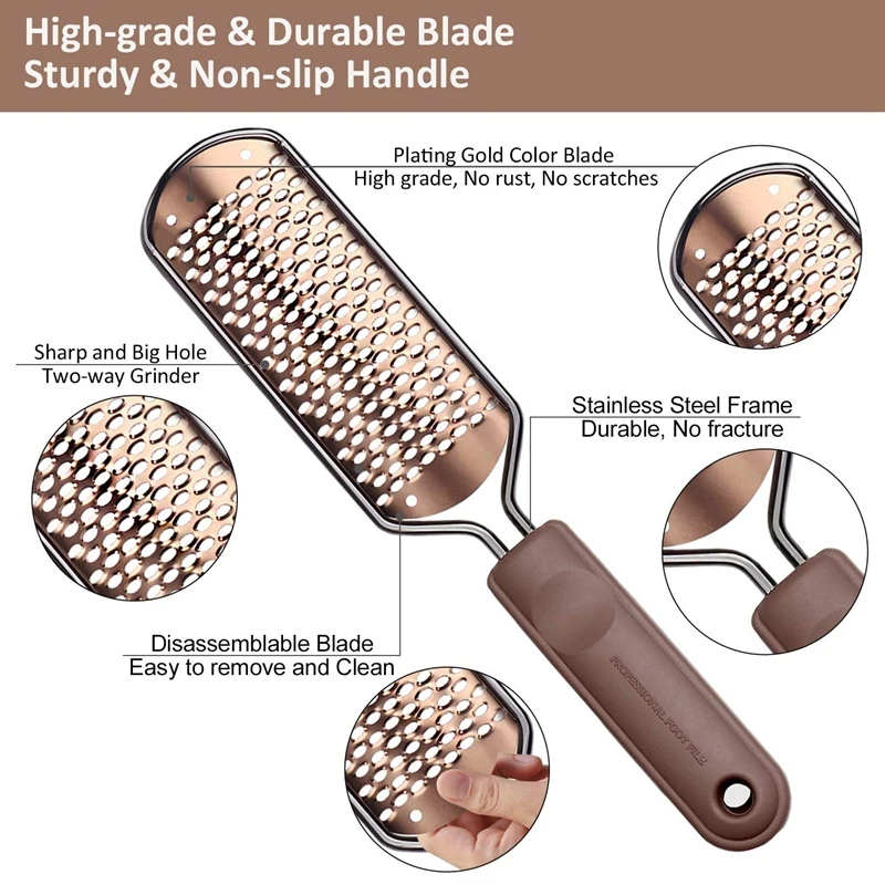 

Pedicure Foot File Callus Remover Large Foot Rasp Colossal Foot Scrubber Foot Tools Professional Nursing Health