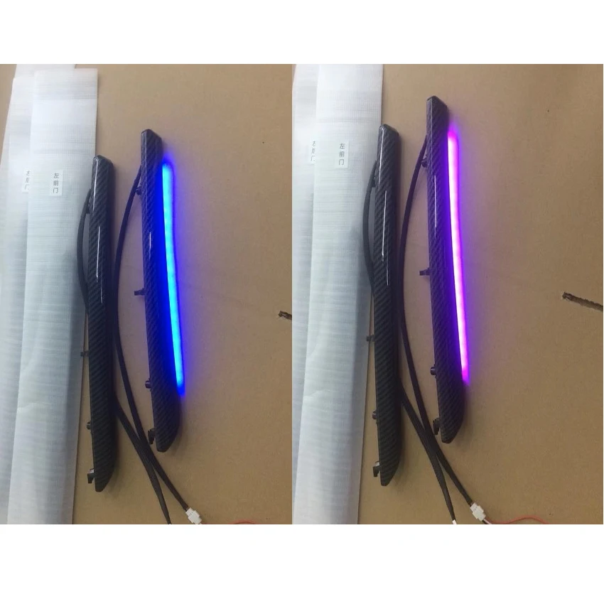 Applicable for Audi A3 S3 ambient light special blue and white dual color 11 LED atmosphere car interior decorat |
