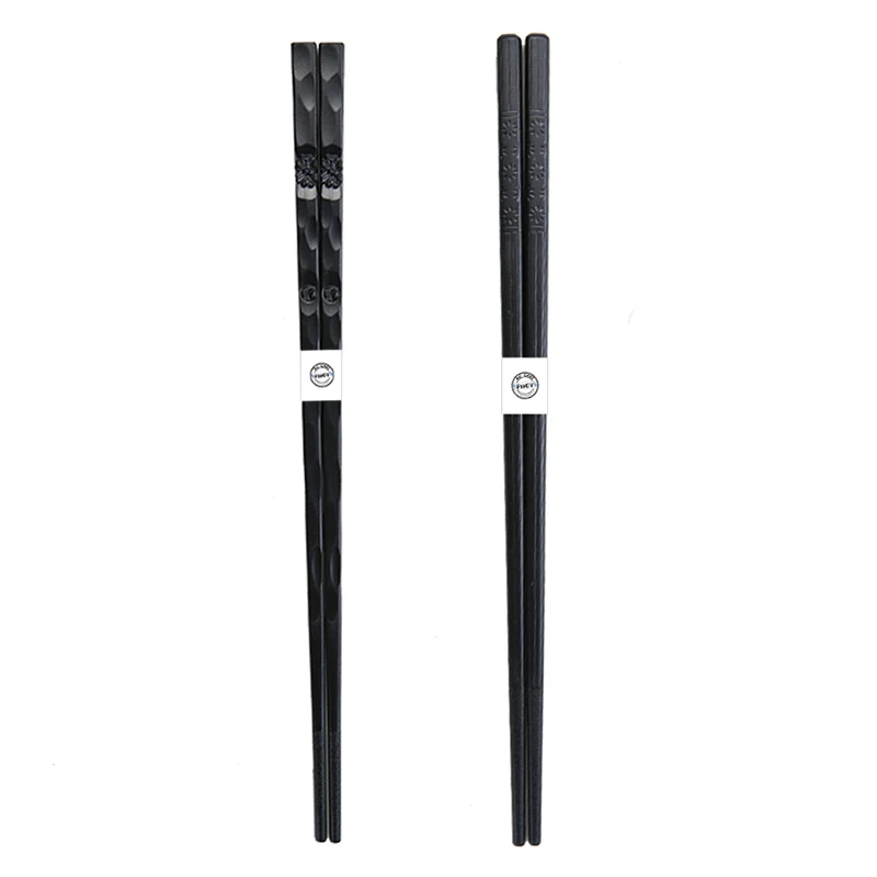 

1Pair Japanese chopsticks Black Sushi Fast Food Noodles chop sticks Korean Tableware Kitchen Bar Supplies Chinese Cutlery