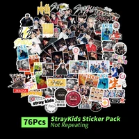 76pcs96pcs straykids cartoon photo sticker new album noteasy peripheral collection card stickers stationery papeleria