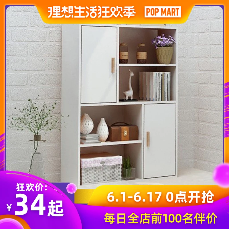 Шкаф для хранения маленький шкаф студенческий книжный комбинированный