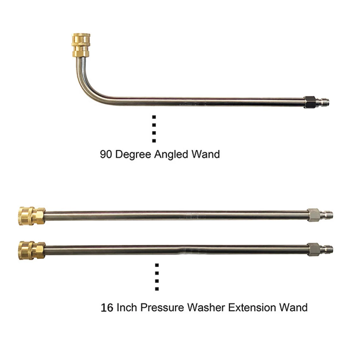 

High Pressure Washer Undercarriage Cleaner 16" Power Washer Under Car Water Broom Attachment Ground Surface Cleaning Water Jet