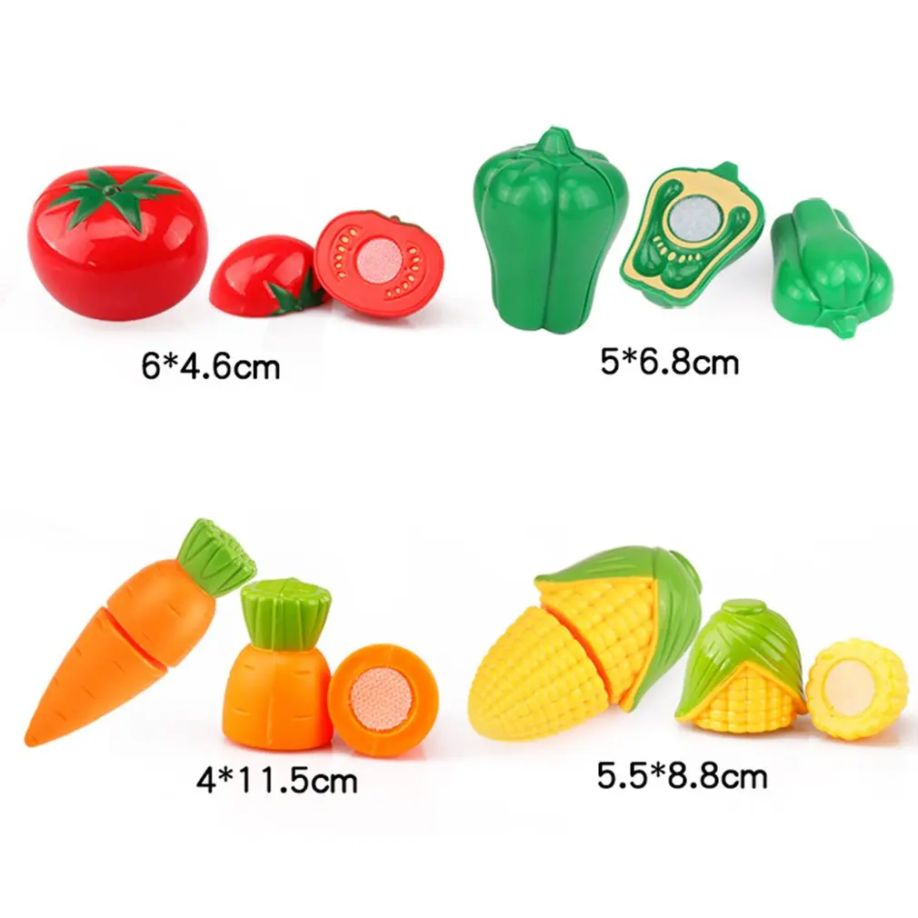 

Hot ! 29Pcs/Set Kids Kitchen Toys Fruit Vegetable Cutting Food Play Early Development and Education Toys for Baby Pretend Play