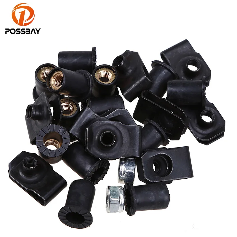 Комплект винтов POSSBAY для мотоцикла болтов ветрового стекла гоночного велосипеда