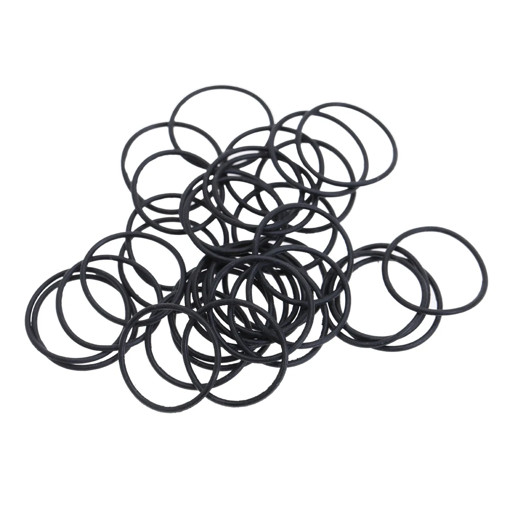 100 штук черных уплотнительных резиновых кольцеобразных уплотнителей типа "O" из нитрилбутадиеновой резины с наружным диаметром 4/4,5/5/5,5/6/6,5/7/8/9/10~64 *1 мм шайбы на.