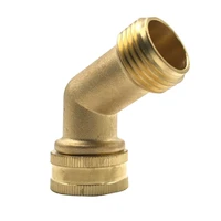 1pcs 34 inch brass threaded elbow connector garden j ball valve american and european standard garden irrigation fittings