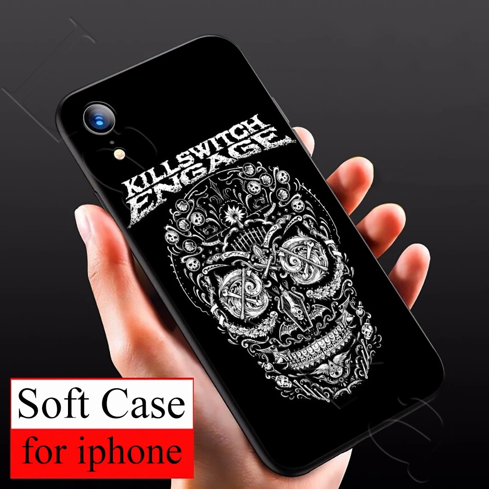 Lavaza Killswitch Engage Five Finger Silicone Soft Case for iPhone XS Max XR X 8 7 6 6S Plus 5 5S SE | Мобильные телефоны и