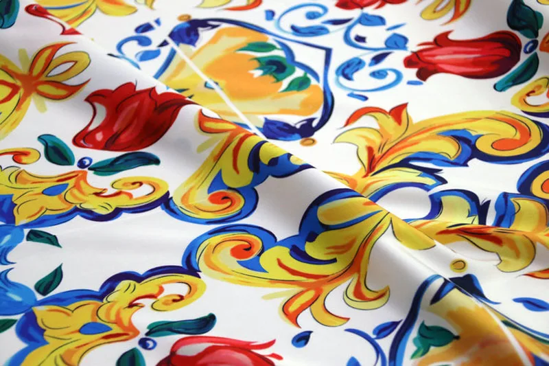 207X145 см Неделя моды расположенная китайская керамика живопись принты Majolica