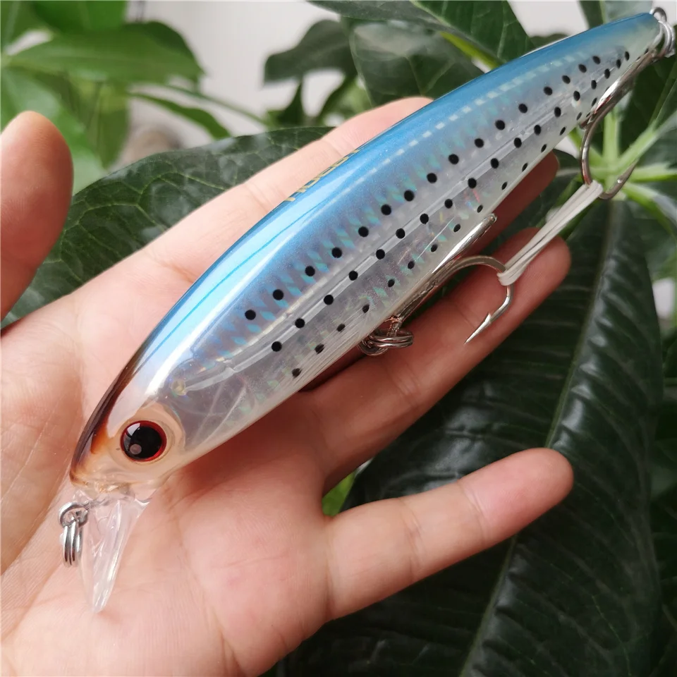

NOEBY 9047 4PCS/Lot Floating Minnow Hard Lure 39g/14cm Floating 0-2.5m 9Colors Artificial Bait Big Trolling Fishing Lure