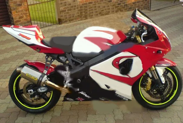Комплект обтекателей для мотоцикла GSXR600 750 04 05 GSXR750 K4 2004 2005 ABS красные белые