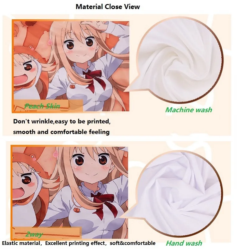 Dakimakura тела подушку чехол крышка Бесплатная доставка! Хадзуки Нагиса Рин Маока