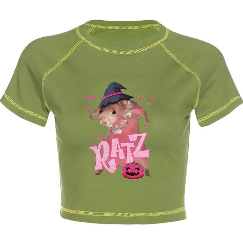 Футболка женская хлопковая с аниме принтом |