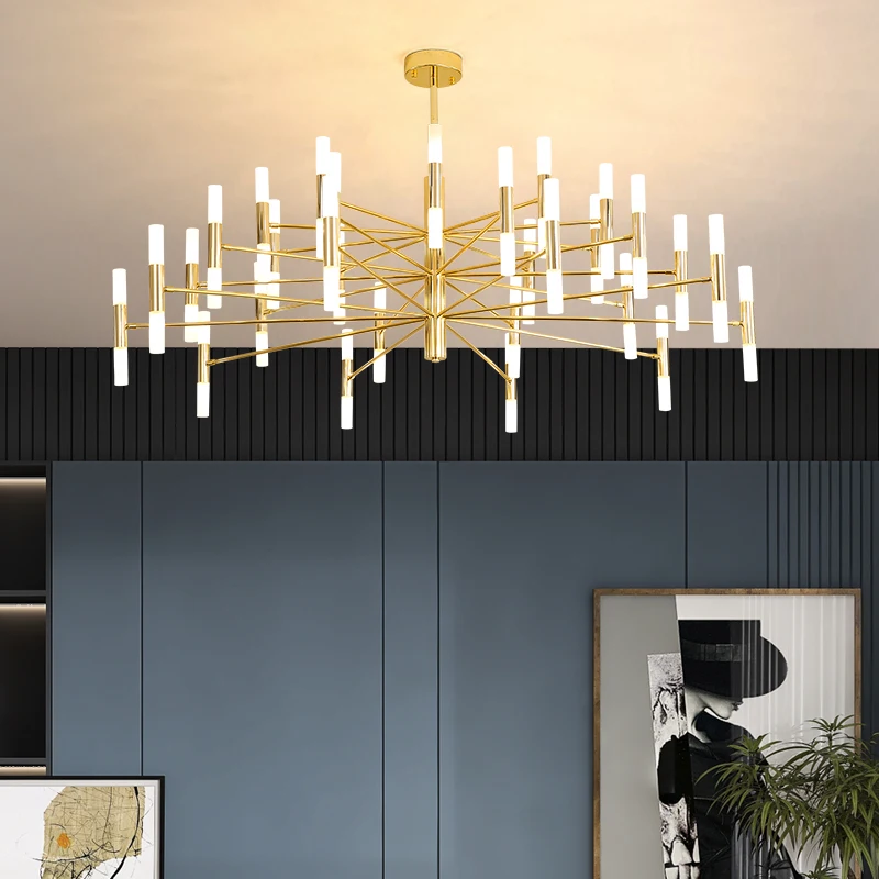 Светодиодный подвесной светильник в скандинавском стиле, роскошная креативная люстра в современном стиле для гостиной, лампа для спальни, ...