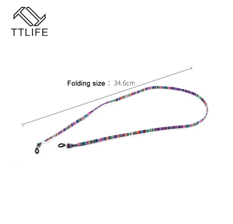 TTLIFE богемные спортивные очки веревка цвет Нескользящие падающие цепь полиэстер