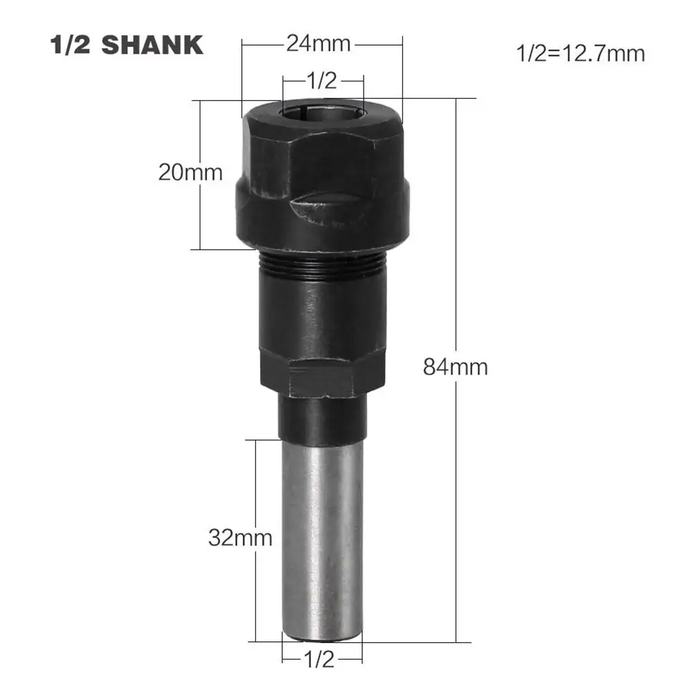 

Engraving Milling Router Bit Woodwork Extension Rod Lengthen Collet Holder Multifunction Woodworking Router Bit Accessory