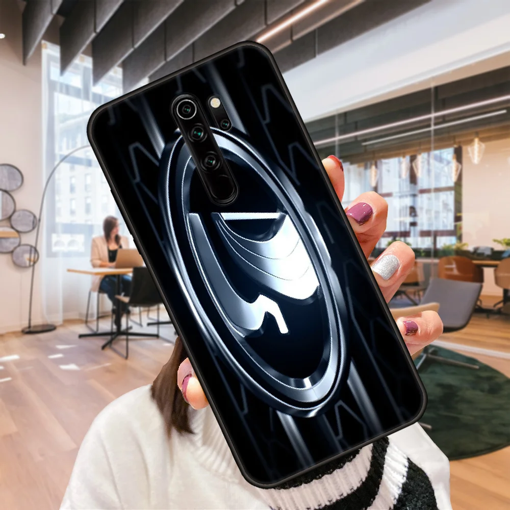 Чехол для телефона Xiaomi Redmi Note 8 8T 7 7A 9 9S 8A 4 5 Pro Черный Водонепроницаемый Модный