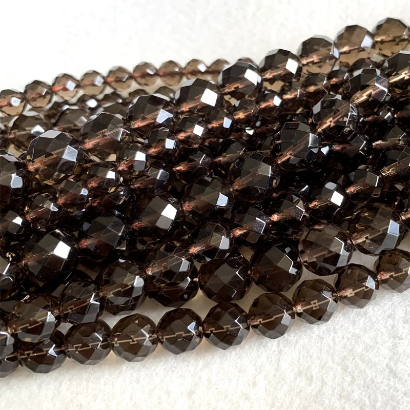 ААА высокое качество натуральный коричневый прозрачный чай кристалл Дымчатый