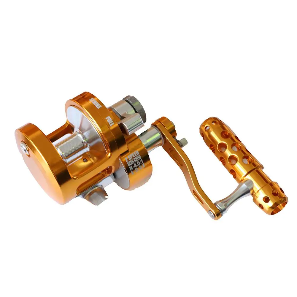 Полный металл для крючкового лова в соленой воде Катушка левая/правая рука 7 + 1BB