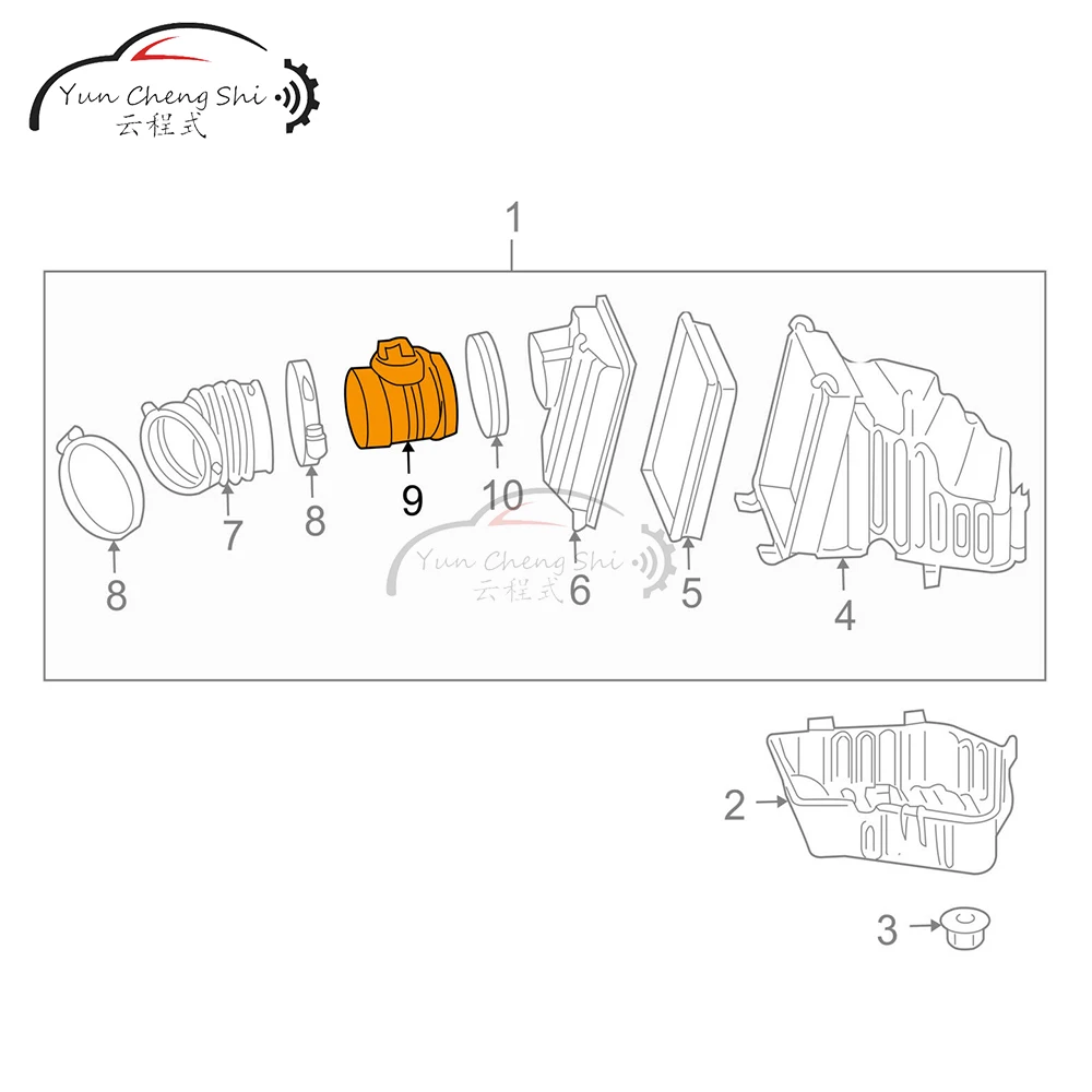 Новый Массовый датчик расхода воздуха 19330124 для Chevy Chevrolet Impala Grand Prix G6 | Автомобили и