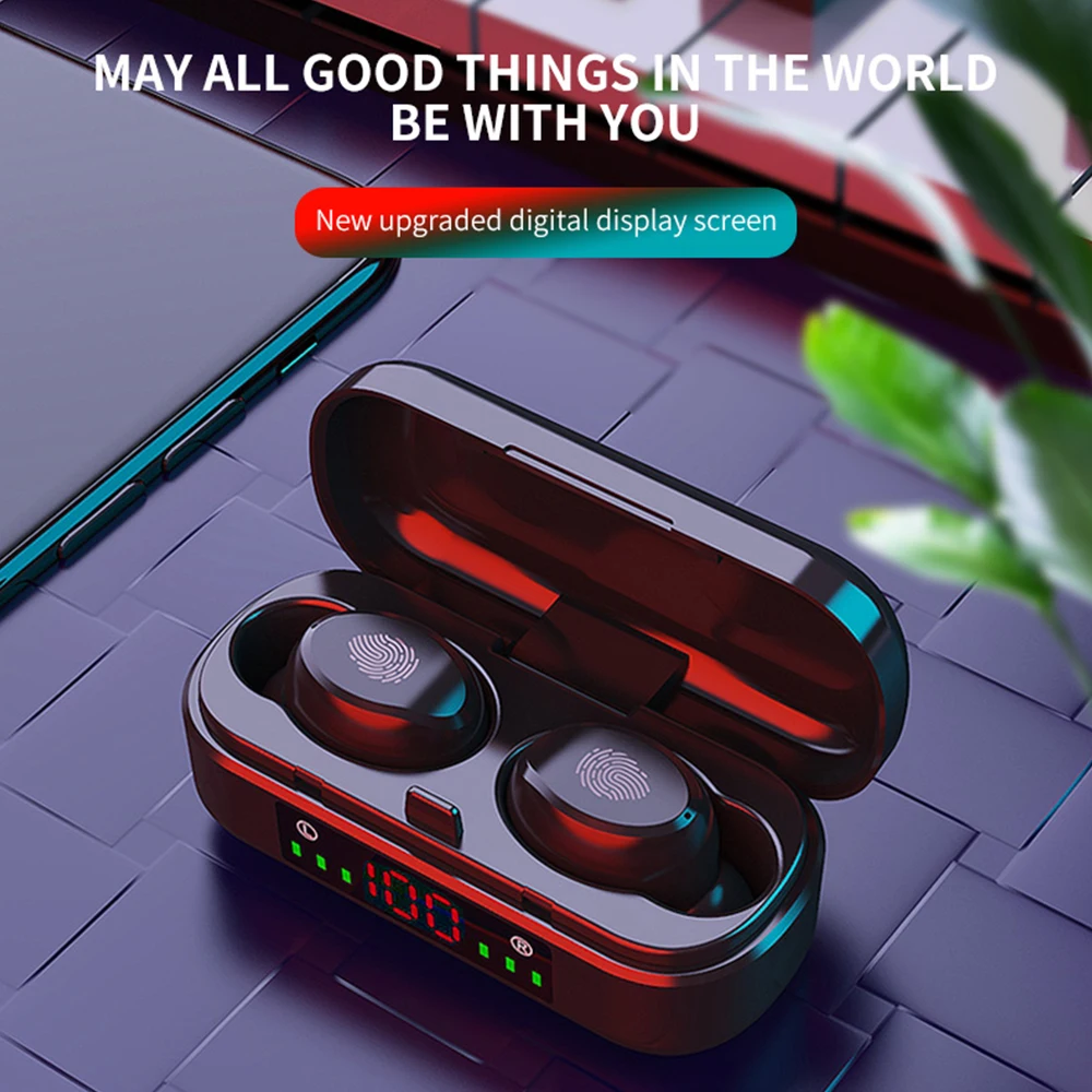 Новинка Беспроводные сенсорные наушники TWS с Bluetooth 5 0 стереонаушники HD спортивные