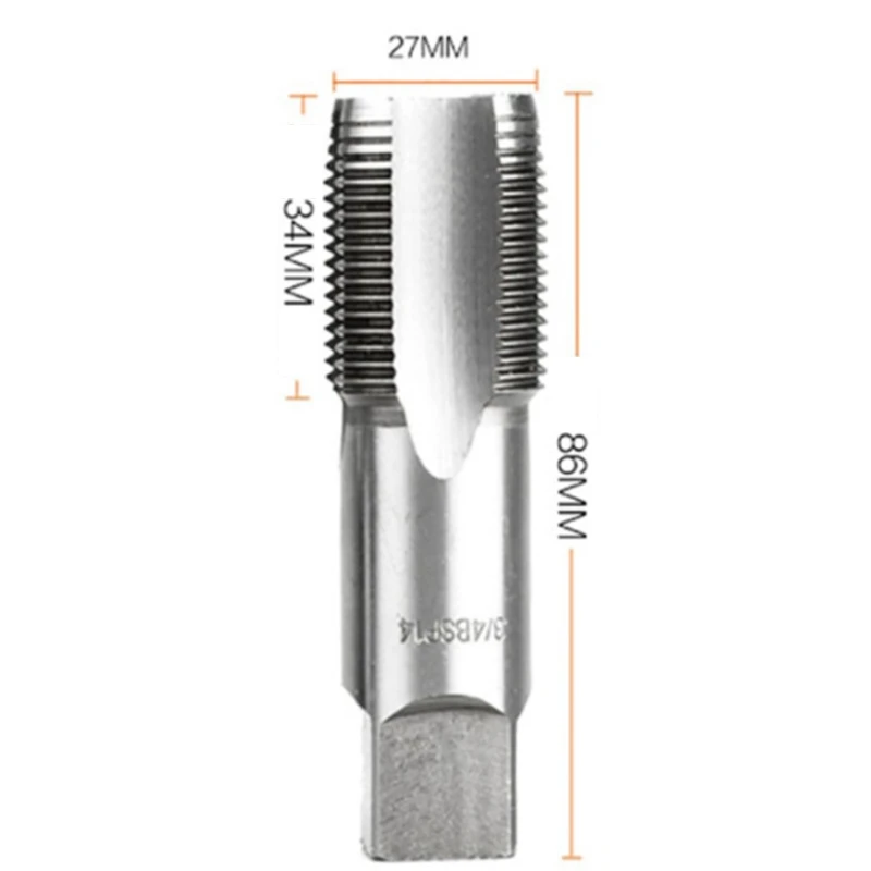 

Thread Tap 1/2 Inch 3/4 Inch Taper Pipe Tap Machine Screw Taps for Pipes Inner Threading Making Repair Tool with Wrench