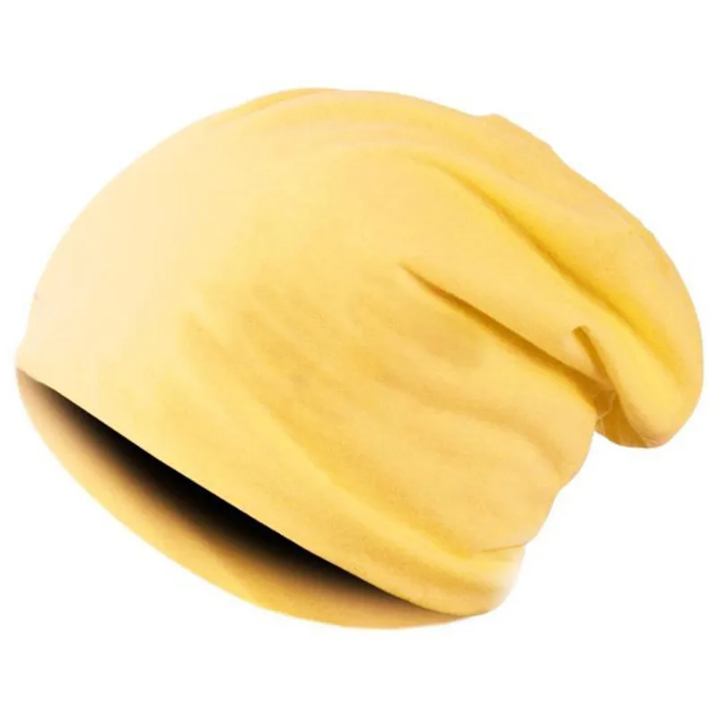 

New Slouchy Hat Spring Autumn Solid Color Fashion Hats Classic Casual Hats Cotton Female Hat Women Men Sleeve Beanie Cap Hip Hop