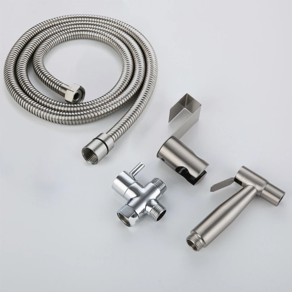 Смеситель для биде из нержавеющей стали латунный Т адаптер душа ванной комнаты 1 5