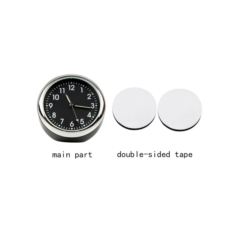 

Yolu Car Clock Luminous Mini Automobiles Digital Watch Quartz Clocks Stick-on Auto Ornament Car Accessories for Cars SUV MPV