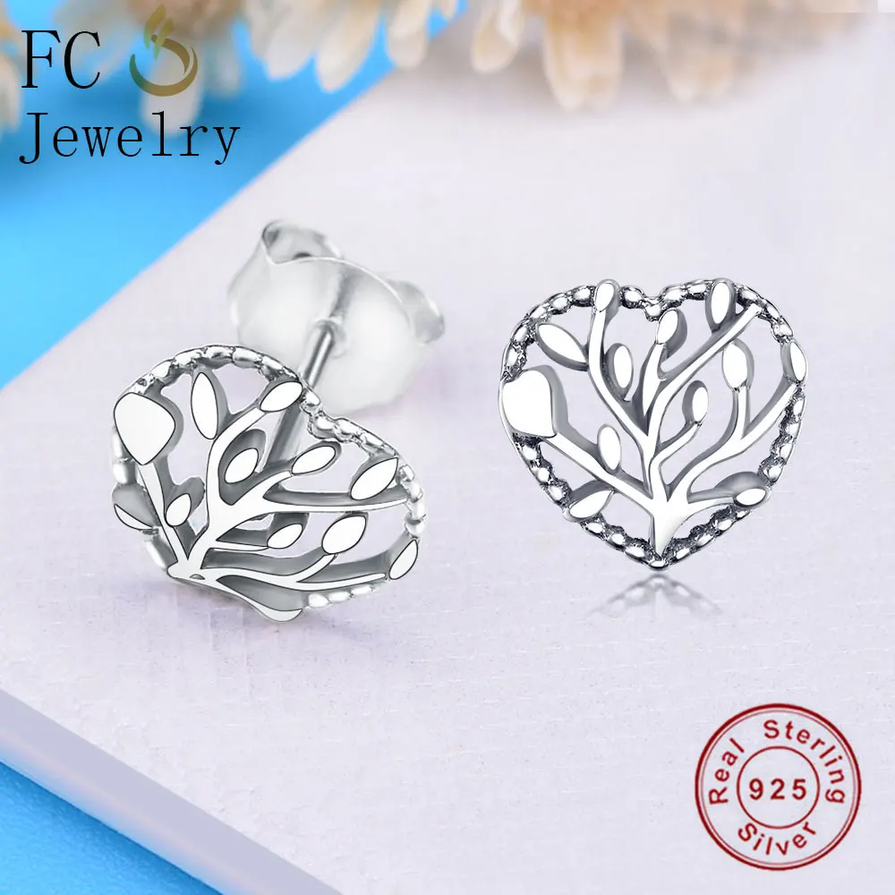 FC ювелирные изделия из стерлингового серебра 925 пробы серьги гвоздики в виде