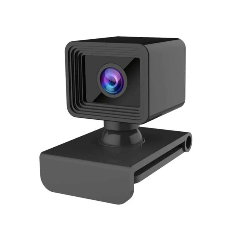 

1080P Webcam Built-in Mic / Tripod 360° Rotatable Computer Web Camera USB Plug and Play for Live Streaming Recording