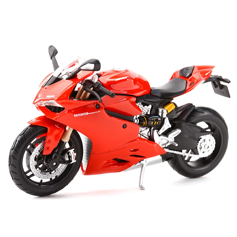 1199 Panigale Maisto 1:12 R nineT Scermber R1200GS Ninja H2R 1199 1290 Super Duke R S1000RR Z900RS YZF-R1 литой под давлением сплав модель мотоцикла Игрушка - Цвет: 1199 Panigale