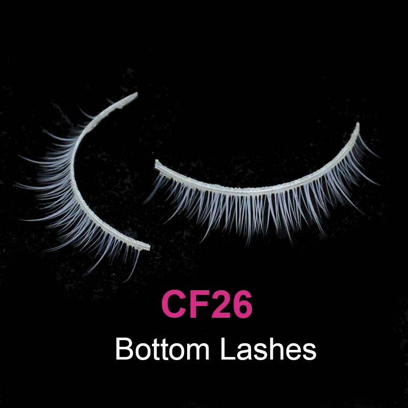 White Color Natual Long Fluffy Soft Wispies False Eyelashes Natural Fake Snow Colored Lashes Cosplay Halloween Makeup | Красота и