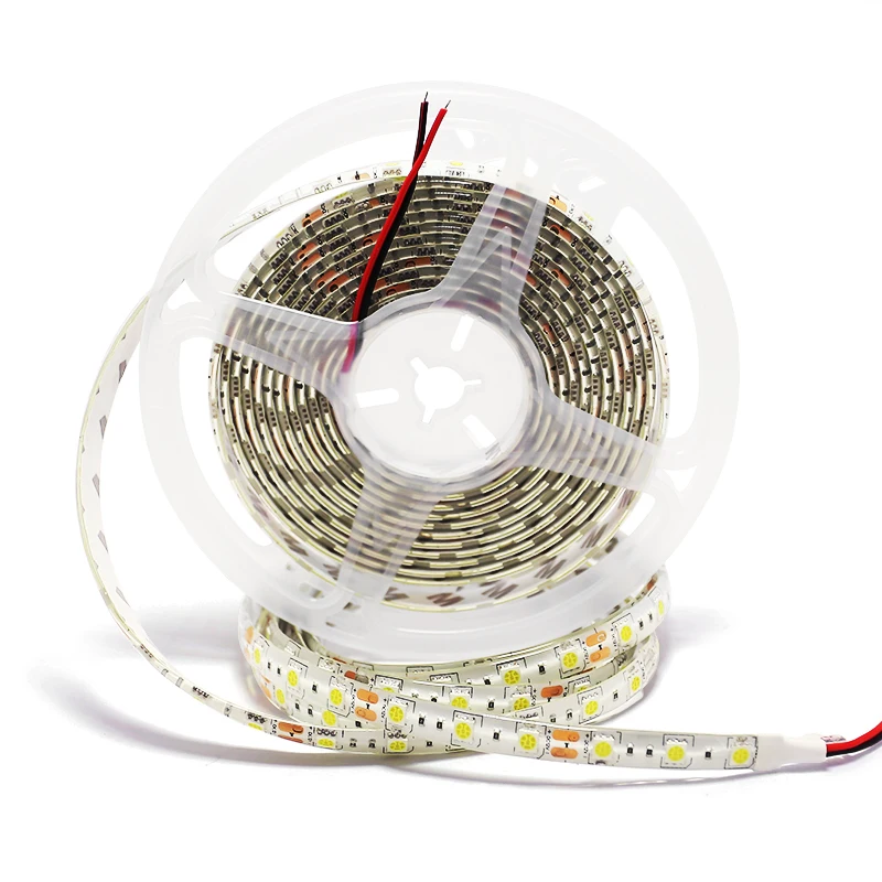 

led strip lights 12V warm white and cool white led lights strip 5050 SMD 2835 home decoration Flexible Ribbon fita led light LED