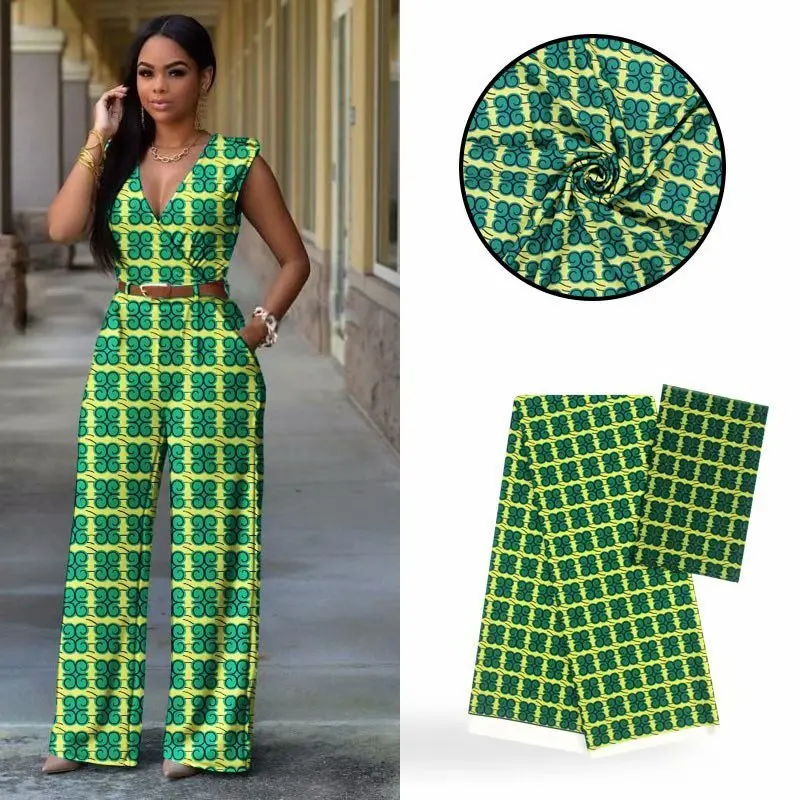 

Ankara African Prints Chiffon Fabric Tissu for Dress Christmas Decoration DIY Best Quality Patchwork 4+2yards