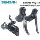 SENSAH SRX PRO 3 комплекта 1x1 1 скорость, 11 s Road Groupset, RL переключатель передач + задние переключатели, гравий-велосипеды Cyclo-Cross